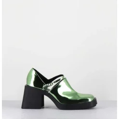 90S Mary-Jane Miroir Vert - Kim Metallic Green