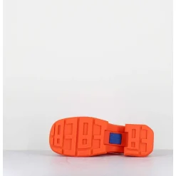 90S Orange Rubber Clogs - Blissa Orange Mules