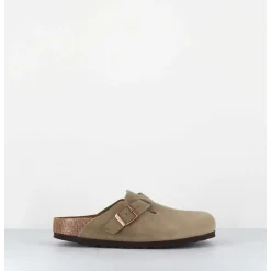Sabot Boston Cuir Tabacco Brown
