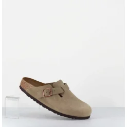 Sabot Boston Cuir Tabacco Brown