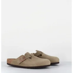 Sabot Boston Cuir Tabacco Brown