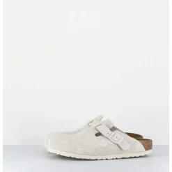 Sabot Boston Suede Antique White