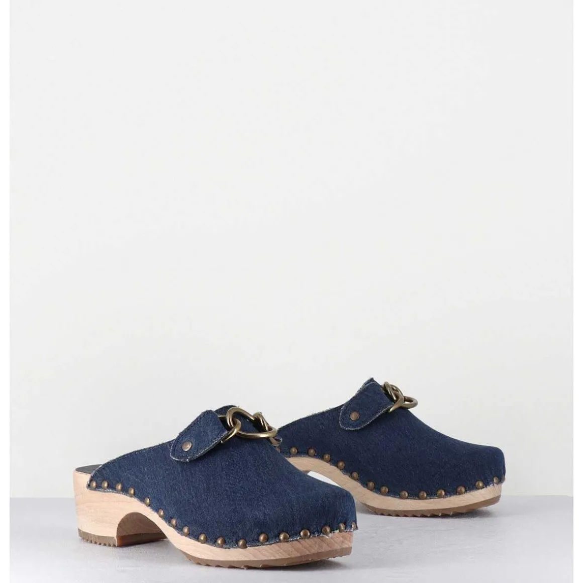 Sabots En Jean & Mors Bronze - Complice Morcetti Jean