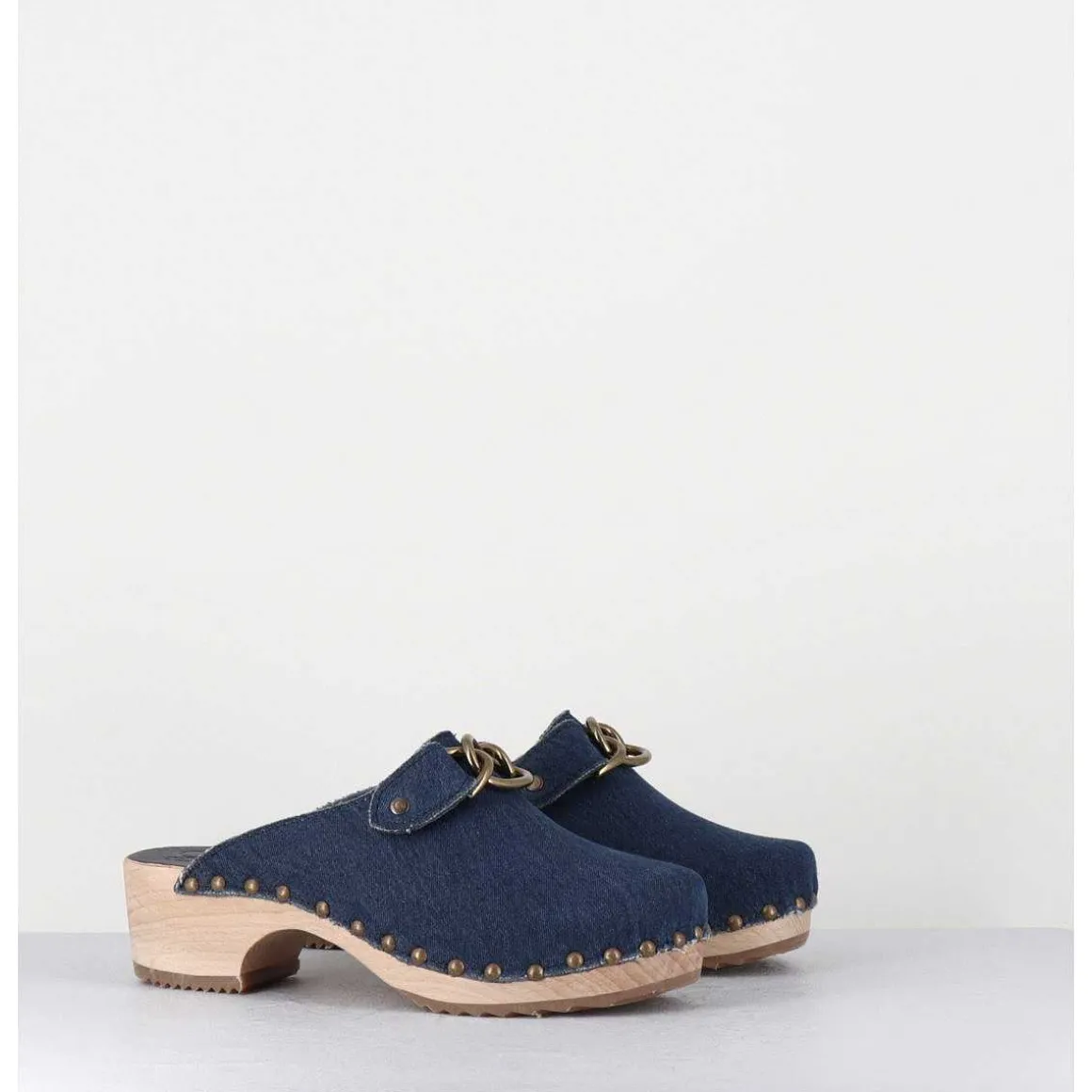 Sabots En Jean & Mors Bronze - Complice Morcetti Jean