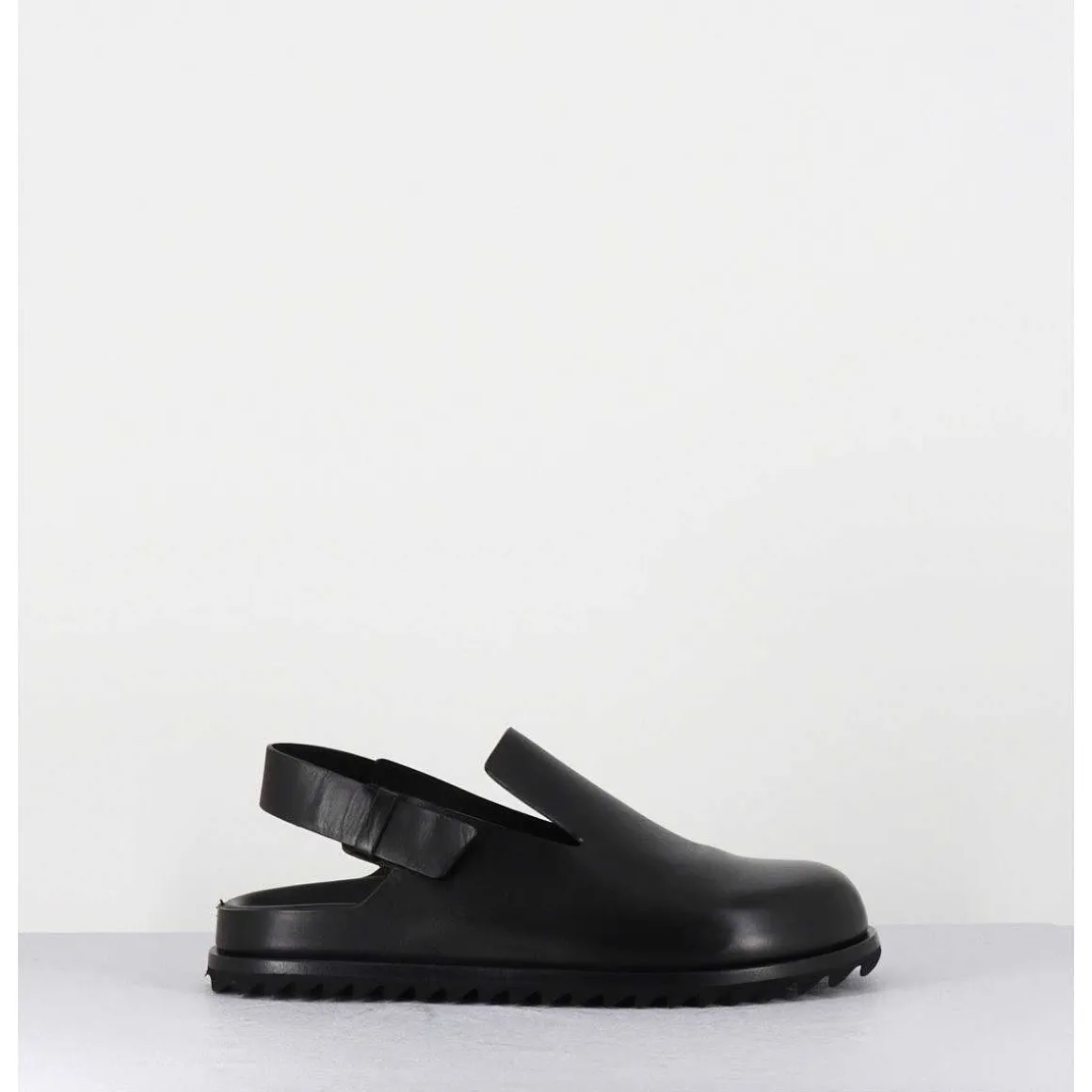 Sabots Epure Cuir Noir & Bride Arriere - Pelagie008 Nero