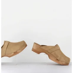 Sabots Flexibles En Daim Camel - Complice Daim Tan