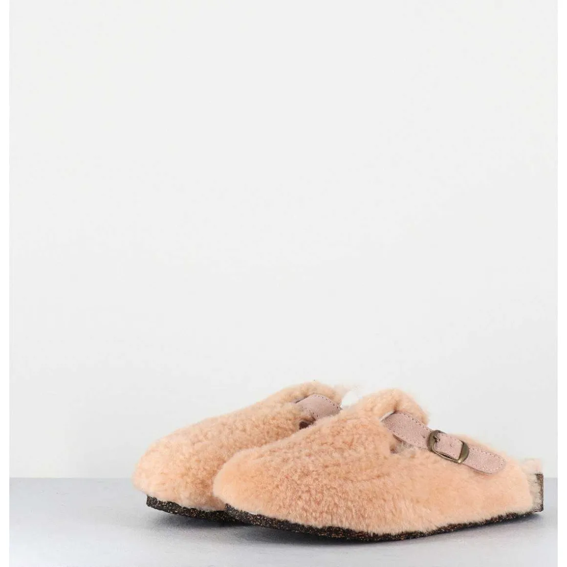 Sabots Plats Moutons Rose - 230-Bi Pluri Mouton