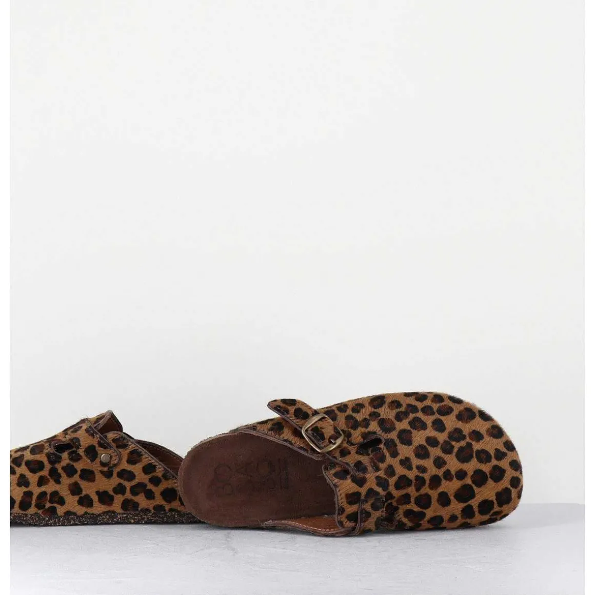 Sabots Plats "Poulain" Leopard - 230 Leopard Baio