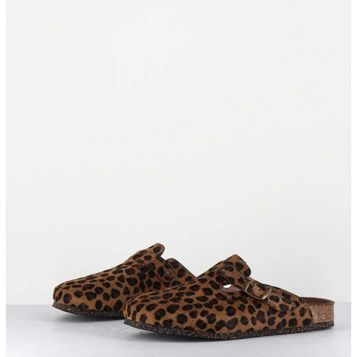 Sabots Plats "Poulain" Leopard - 230 Leopard Baio
