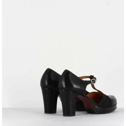Salome En Cuir Noir Multi - Judeta