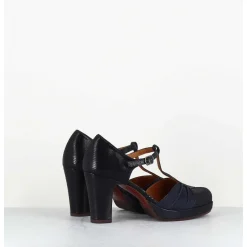 Salome En Daim Bleu Marine A Talon - Judeta43 Kia Noche