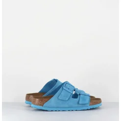 Sandales Arizona Suede Sky Blue