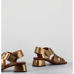 Sandales En Cuir Bronze A Brides Croisees - Qui-Israel44 Dali Bronce