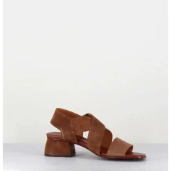 Sandales En Daim Marron A Brides Croisees - Qui-Israel44 Zeus Castano