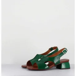 Sandales Petit Talon Naplak Vert - Qui-Quiana44 Ferrari Green