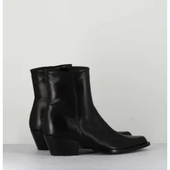 Santiags En Cuir Noir - Seber1 Fular Nero