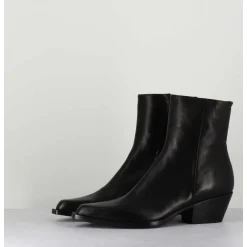 Santiags En Cuir Noir - Seber1 Fular Nero