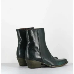 Santiags En Cuir Vert Use - Seber3 Moroder Bottiglia
