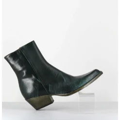 Santiags En Cuir Vert Use - Seber3 Moroder Bottiglia