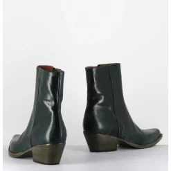 Santiags En Cuir Vert Use - Seber3 Moroder Bottiglia