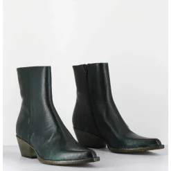 Santiags En Cuir Vert Use - Seber3 Moroder Bottiglia
