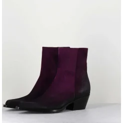 Santiags En Daim Violet - Seber Chelin Viola