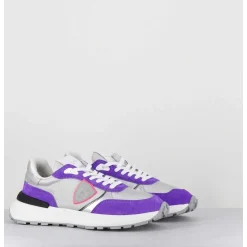 Sneakers Gris & Violet - Antibes Mondial Metal
