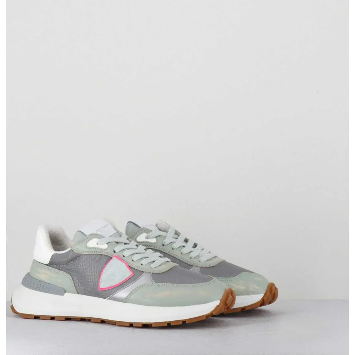 Sneakers Gris Bleute - Antibes Mondial Eau