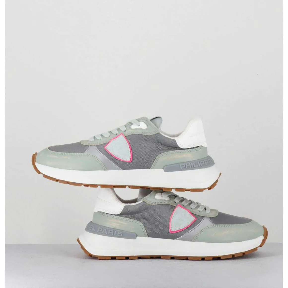 Sneakers Gris Bleute - Antibes Mondial Eau
