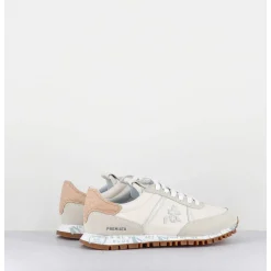 Sneakers Legeres Toile Beige Semelle Crantee - Seand 6252