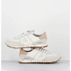 Sneakers Legeres Toile Beige Semelle Crantee - Seand 6252