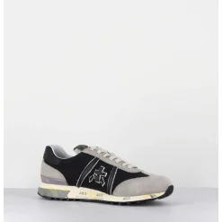 Sneakers Legeres Toile Noire & Daim Gris - Lucyd 5954 Black