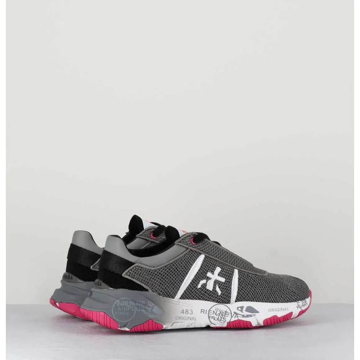 Sneakers Mesh Gris - Buff 6098