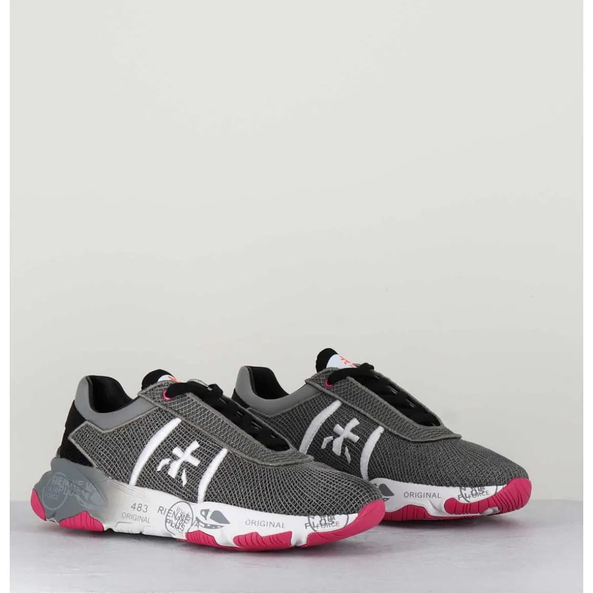 Sneakers Mesh Gris - Buff 6098