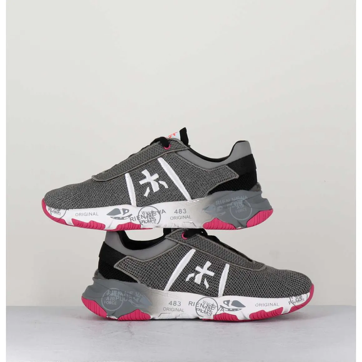 Sneakers Mesh Gris - Buff 6098