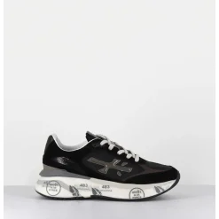 Sneakers Ultra Light Daim & Toile Noirs - Moerund 6443