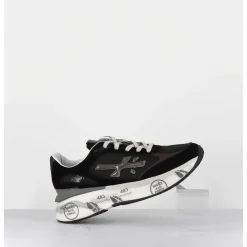 Sneakers Ultra Light Daim & Toile Noirs - Moerund 6443