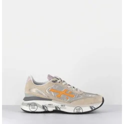Sneakers Ultra Light Daim & Toile Beiges - Moerund 6442