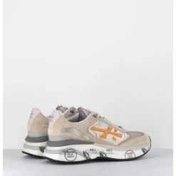 Sneakers Ultra Light Daim & Toile Beiges - Moerund 6442
