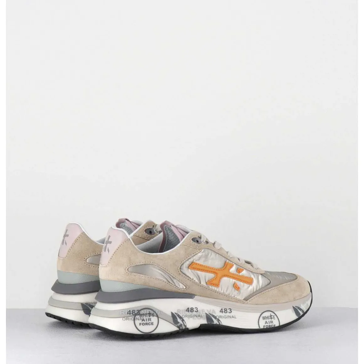 Sneakers Ultra Light Daim & Toile Beiges - Moerund 6442