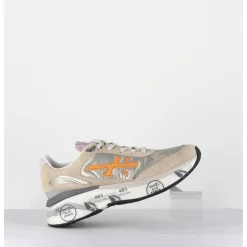 Sneakers Ultra Light Daim & Toile Beiges - Moerund 6442
