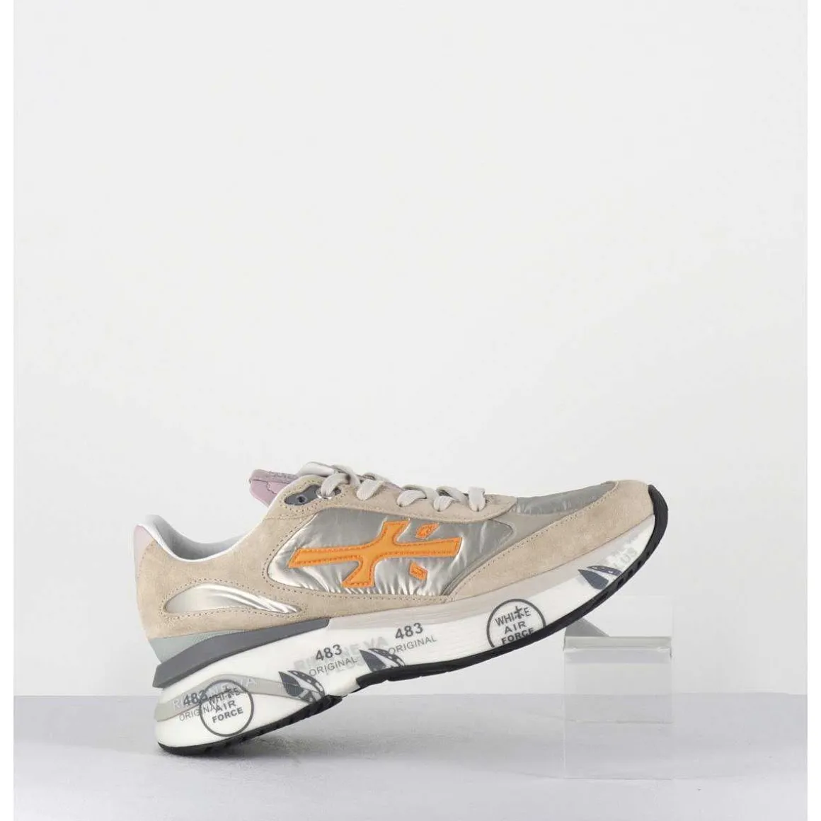 Sneakers Ultra Light Daim & Toile Beiges - Moerund 6442