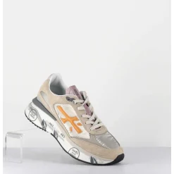 Sneakers Ultra Light Daim & Toile Beiges - Moerund 6442
