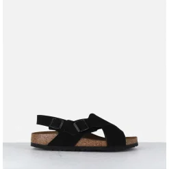 Tulum Vl Black Suede Noir Bride Arriere