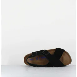 Tulum Vl Black Suede Noir Bride Arriere